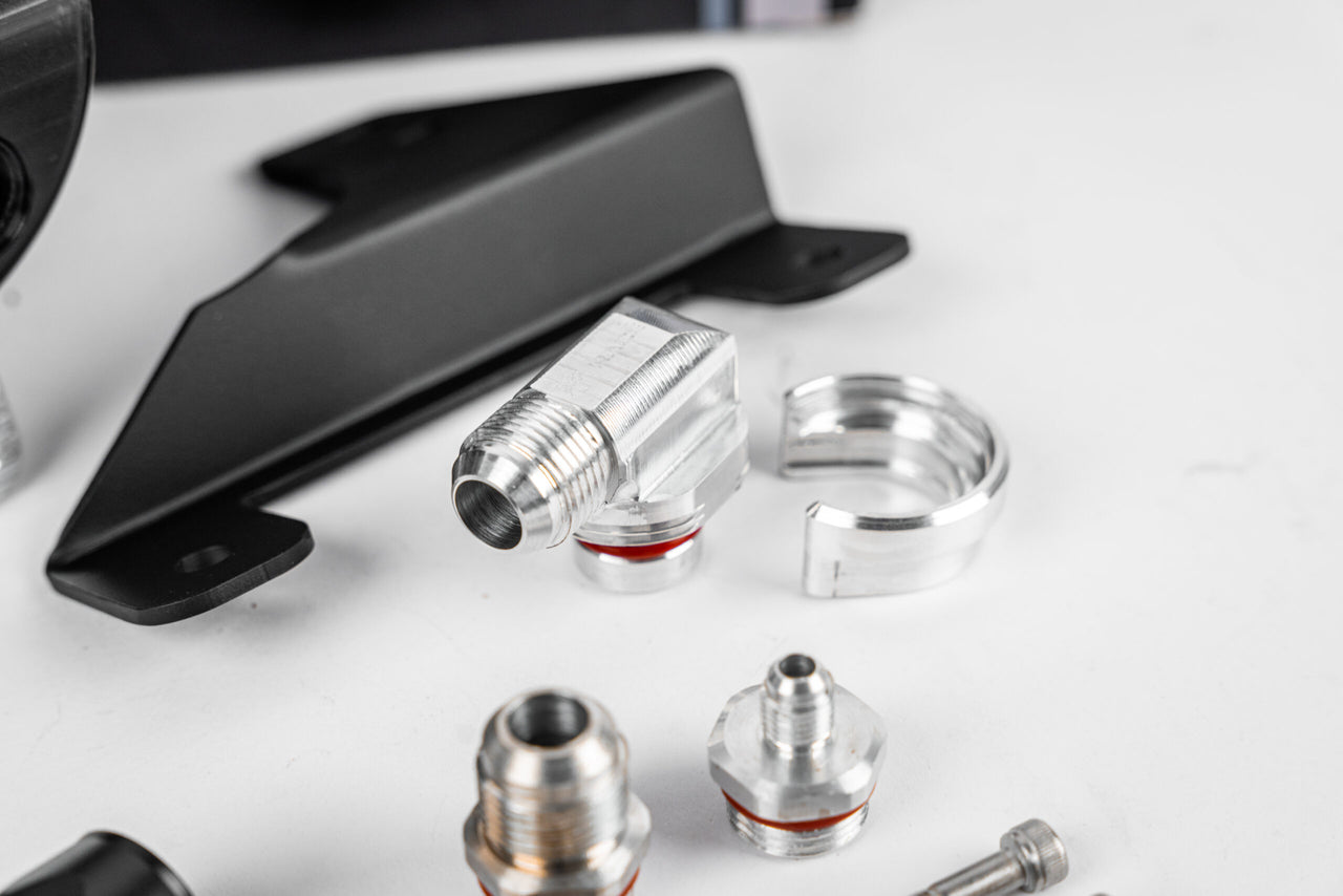 A90/A91 Billet Catch Can Kit w/ Fittings and Bracket image 3