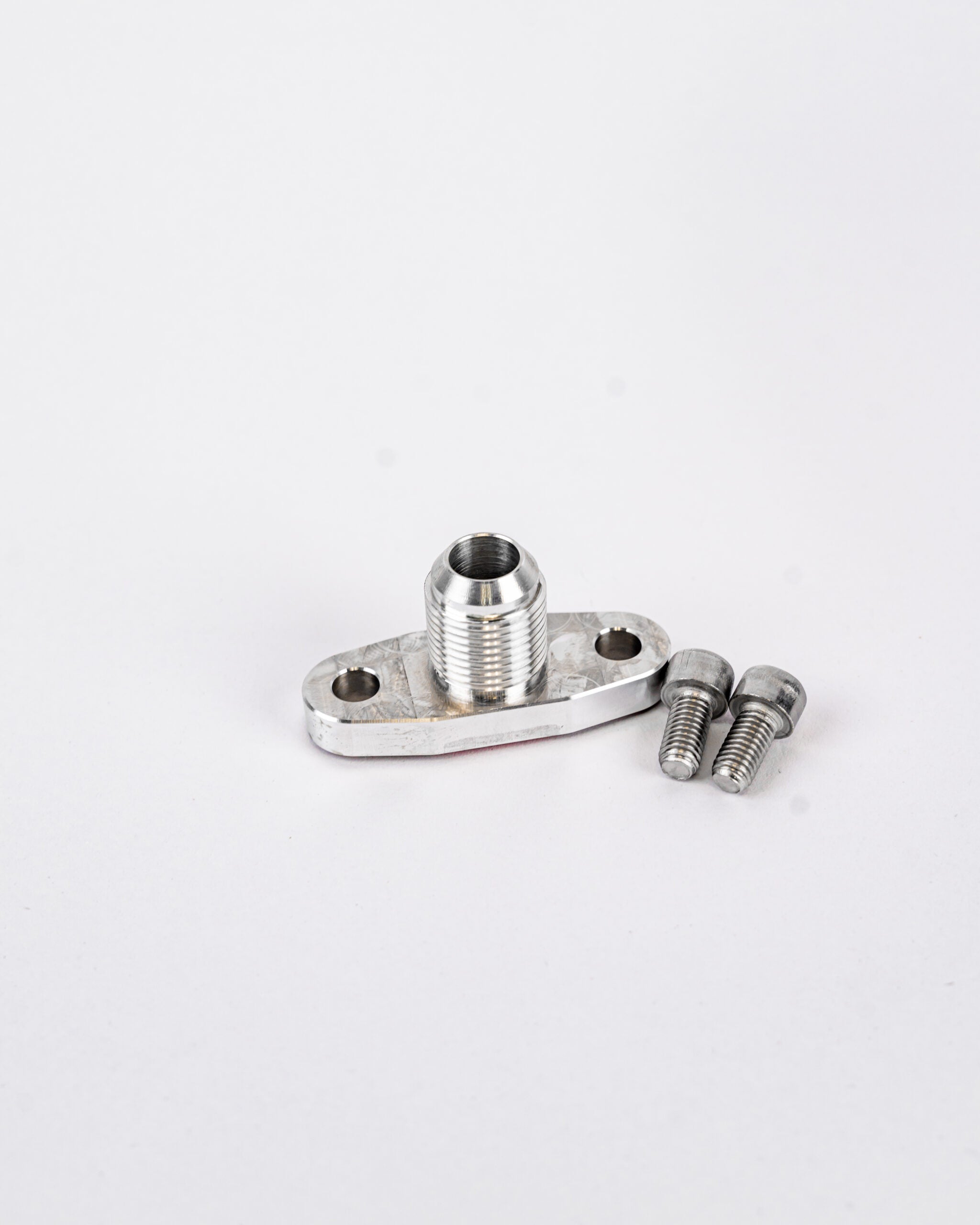 10 AN Turbo Oil Drain Outlet Flange image 0