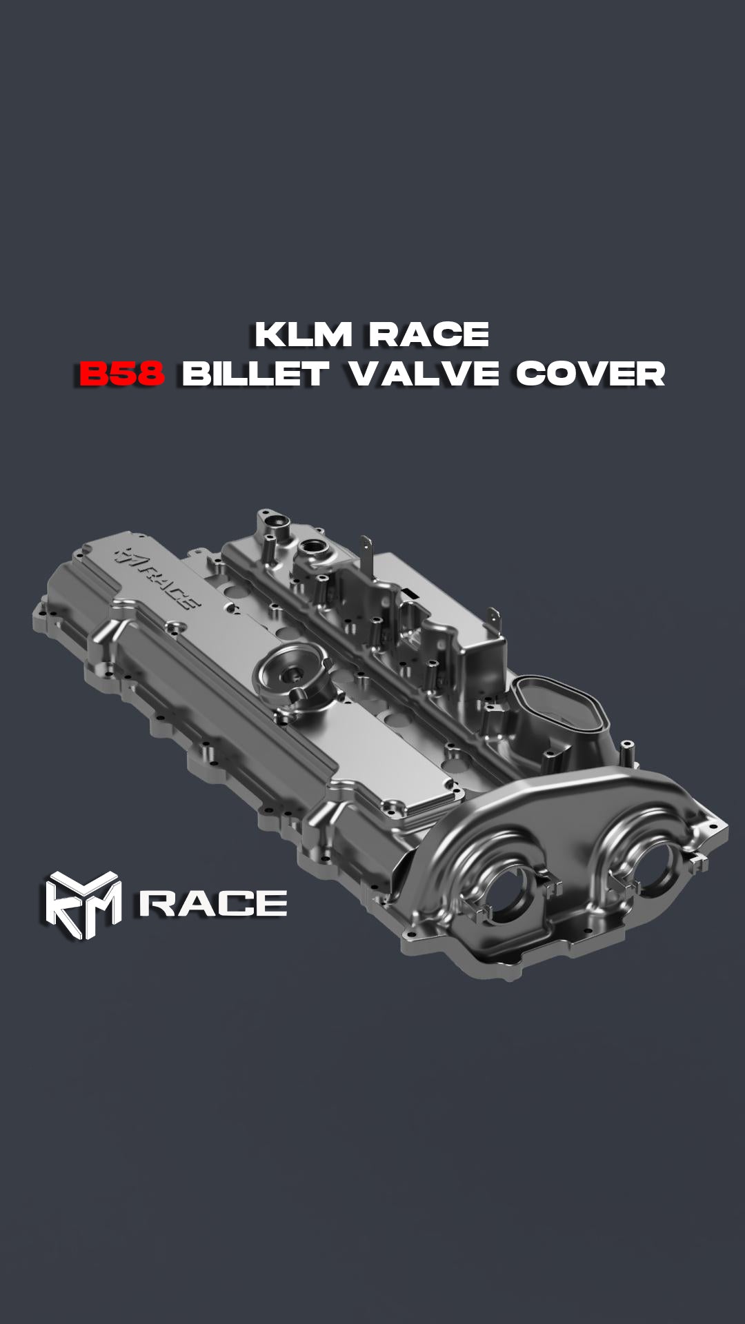 KLM B58 Billet Valve Cover