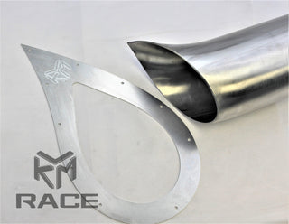KLM Tear Drop Exhaust Trim Plate