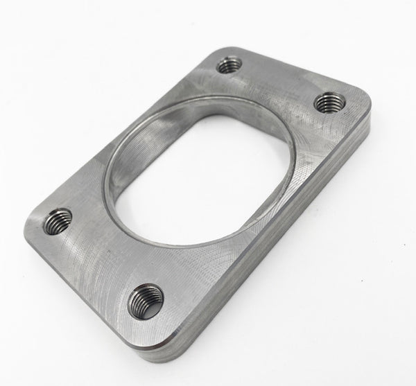 KLM T3 TO 2.5" TURBO FLANGE THREADED 1/2" STEEL