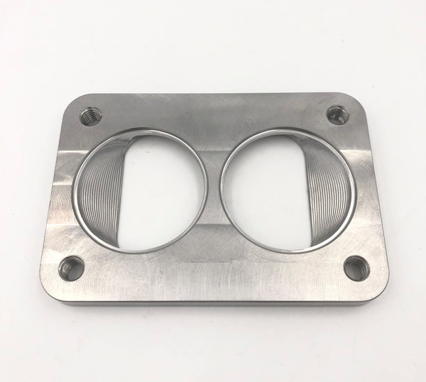 KLM T6 Dual 2.5" Turbo Transition Flange